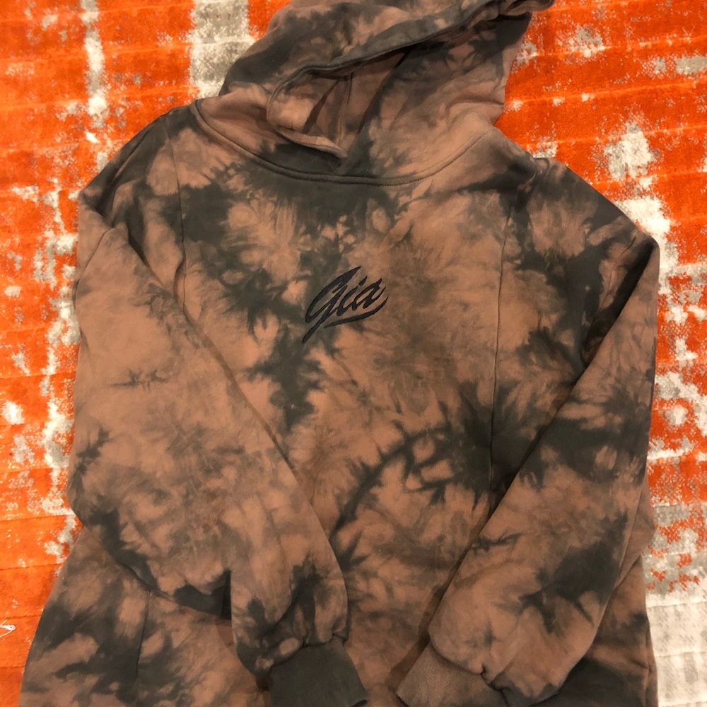 I AM G.I.A oversized bleach hoodie
